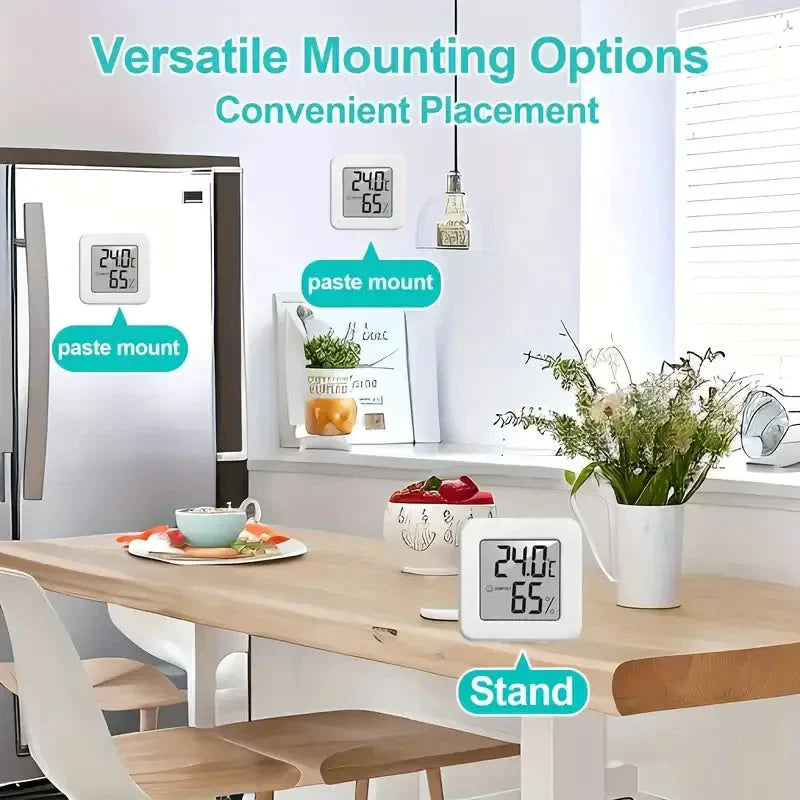Indoor Mini Temperature and Humidity Meter Digital Display
